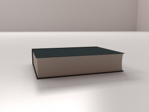 hardcover book 3D मॉडल