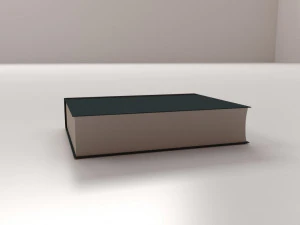 hardcover book 3D Model