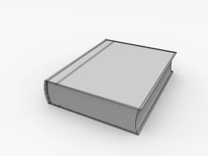 hardcover book 3D Model