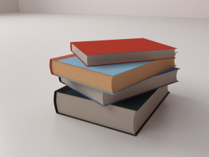 stack of books 3D Model