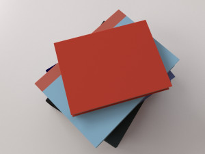 stack of books 3D Model