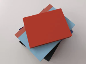 pile de livres Modèle 3D