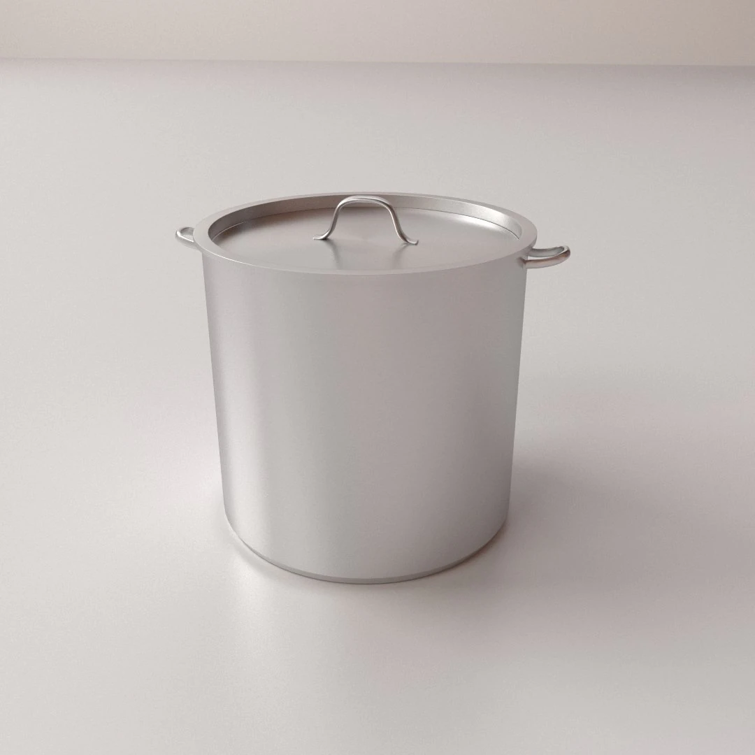 stock pot 3D Model .c4d .max .obj .3ds .fbx .stl .blend 