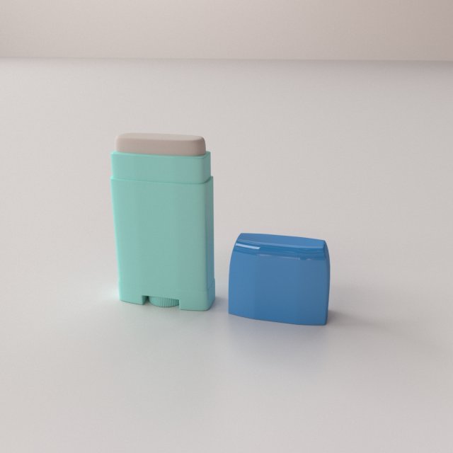 stick deodorant 3D 模型 .c4d .max .obj .3ds .fbx .stl .blend 