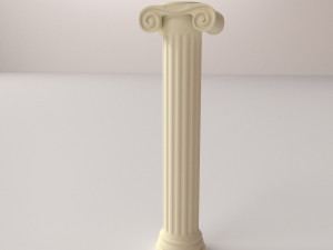 greek column ionic Modèle 3D