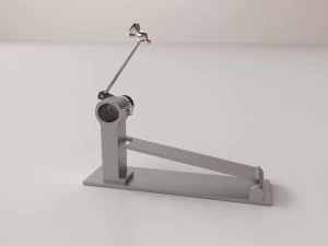 真鍮のドラムペダル 3Dモデル