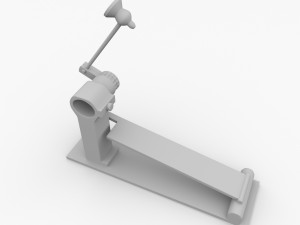 brass drum pedal Modelo 3D