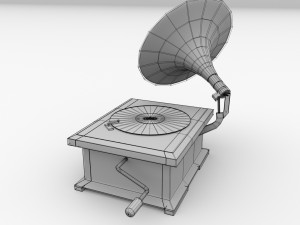 gramophone v2 3D Модель