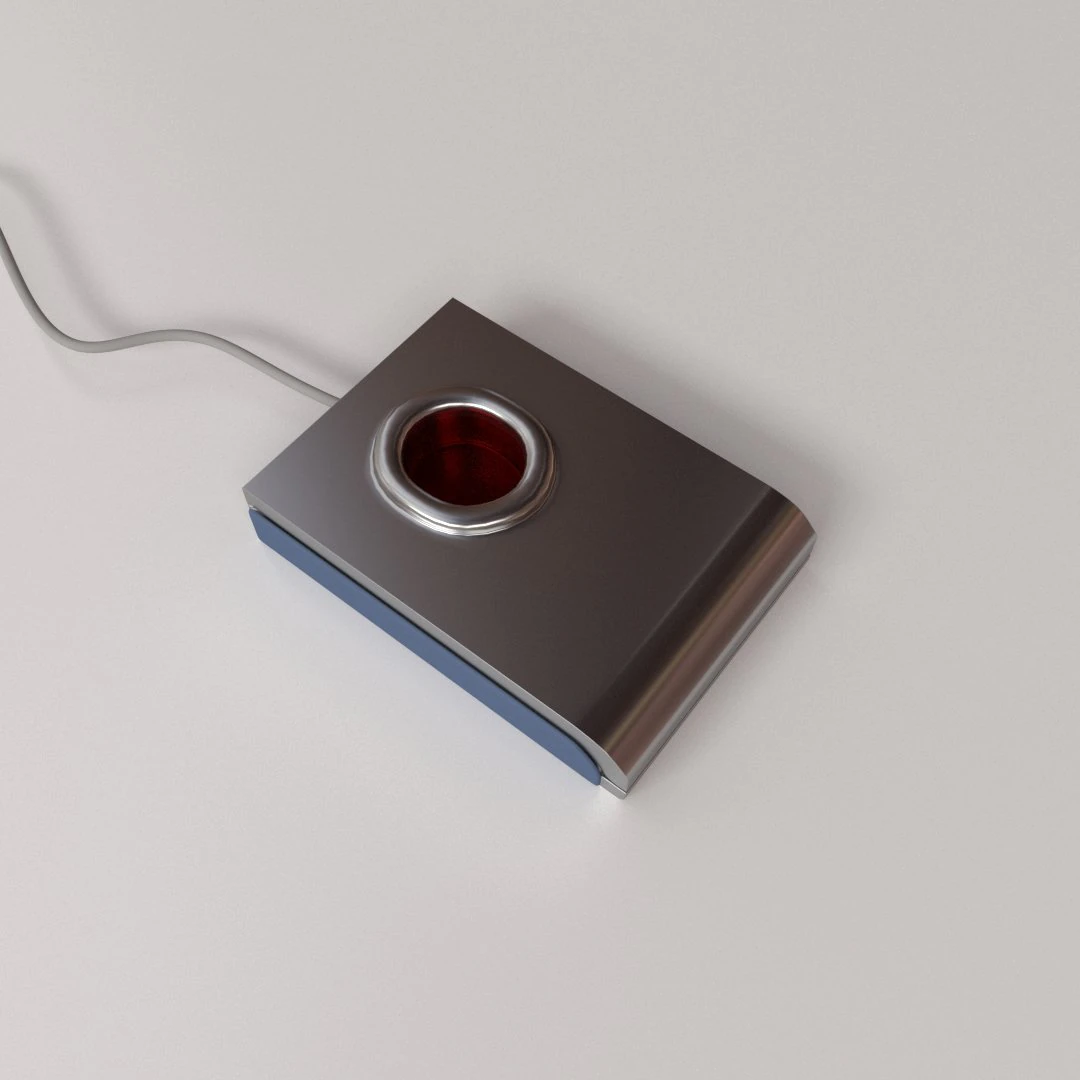 fingerprint sensor 3D Model .c4d .max .obj .3ds .fbx .stl .blend 