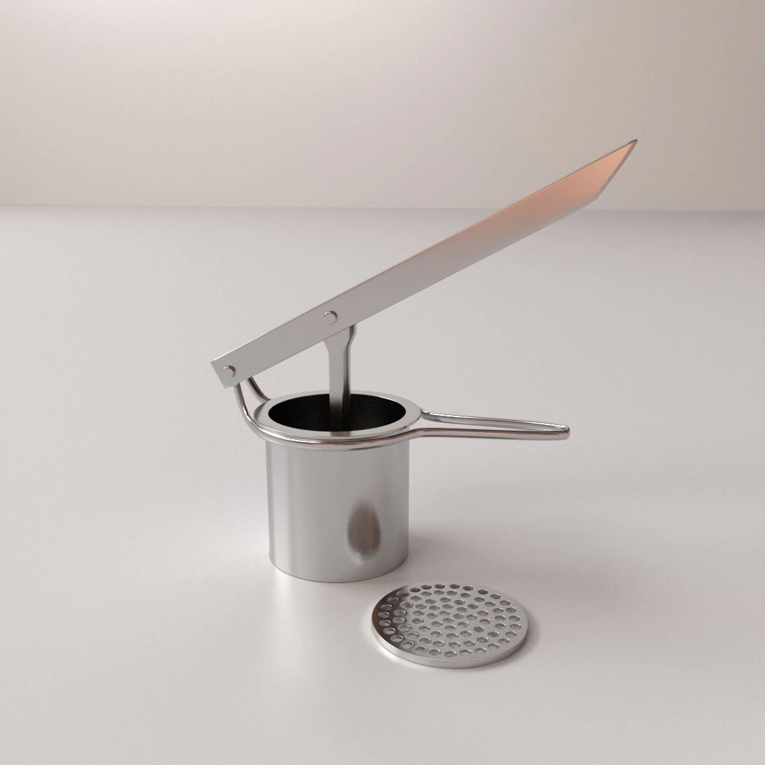 potato masher v2 3D Model .c4d .max .obj .3ds .fbx .stl .blend 