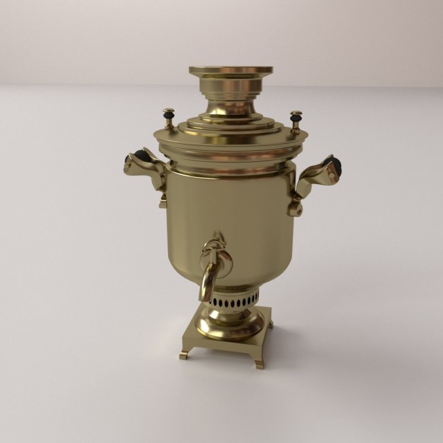 samovar 3D 模型 .c4d .max .obj .3ds .fbx .stl .blend 