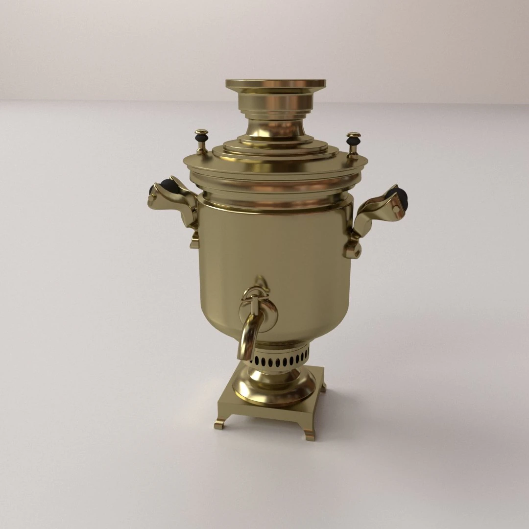 samovar 3D Model .c4d .max .obj .3ds .fbx .stl .blend