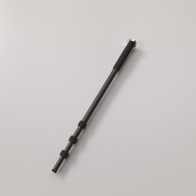 monopod 3D Model .c4d .max .obj .3ds .fbx .stl .blend 