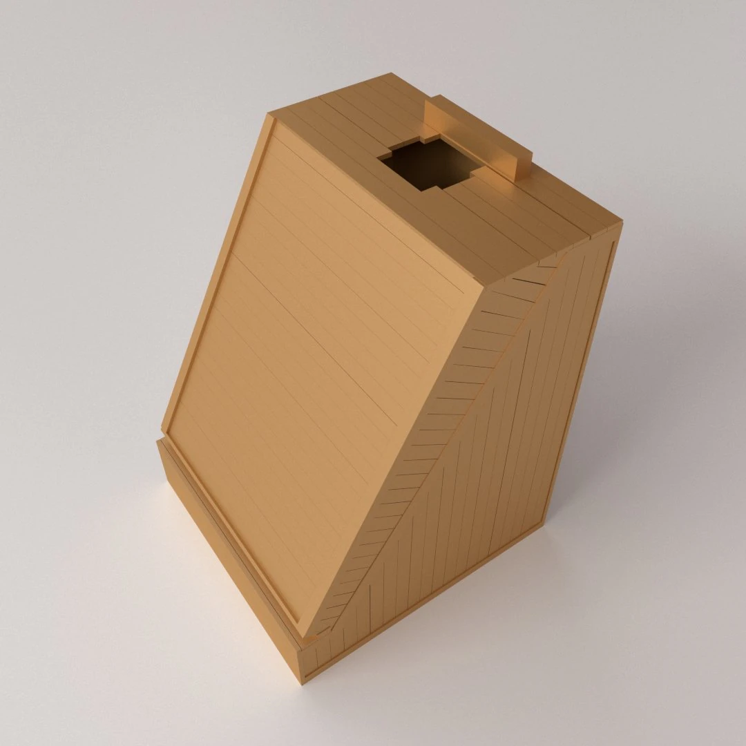 sauna 3D Model .c4d .max .obj .3ds .fbx .stl .blend 