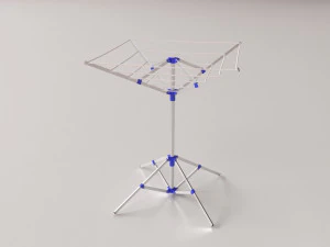 पोर्टेबल कपड़े की लाइन 3D मॉडल