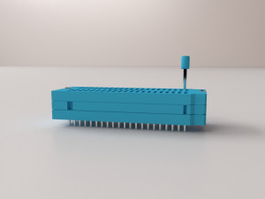 zif socket Modello 3D