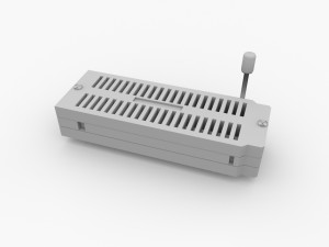 zif socket Modello 3D