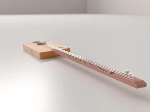 cigarbox guitar 3D Model