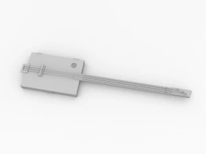 cigarbox guitar 3D Model