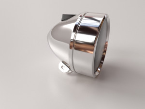 vintage bicycle light Modelo 3D
