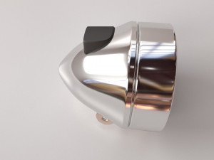 vintage bicycle light Model 3D