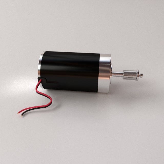electric motor 3D Model .c4d .max .obj .3ds .fbx .stl .blend 