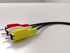 rca connector 3D मॉडल