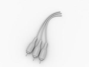 rca connector 3D मॉडल