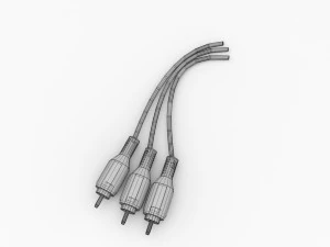 rca connector 3D Model
