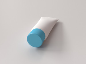 cream tube 3D 模型