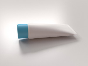 cream tube 3D 模型