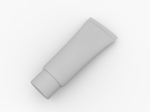 cream tube 3D 模型