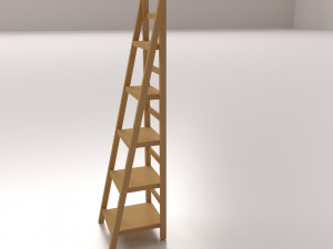 ladder shelf Model 3D