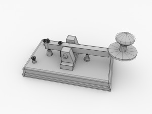 telegraph key 3D मॉडल