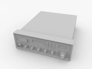 radio CB Modèle 3D