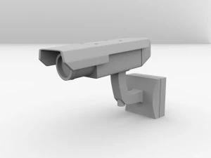 闭路电视摄像机 3D 模型