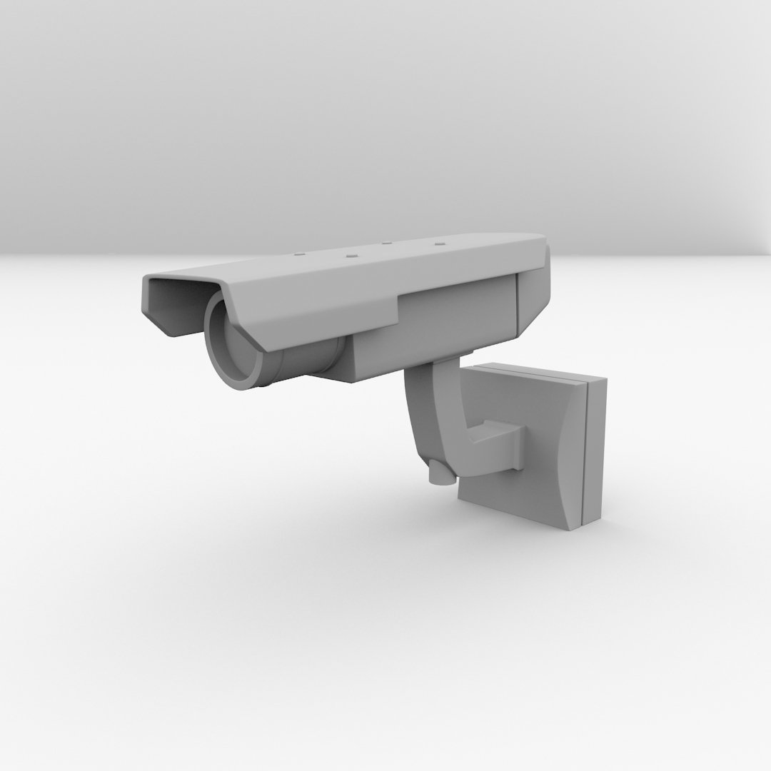 Cctv Camera 3d Model In Video 3dexport