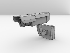 cctv camera 3D मॉडल
