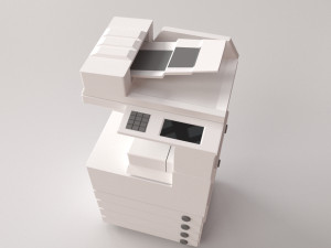 photocopier Modelo 3D