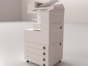 photocopier Modelo 3D