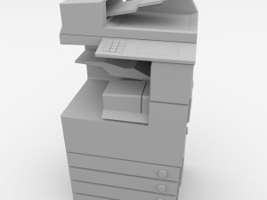 photocopier Modelo 3D