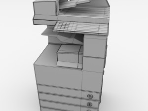 photocopier Modelo 3D