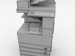 복사기 3D 모델