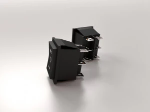 dpdt rocker switch 3D Model