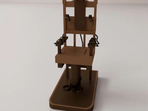 电椅 3D 模型