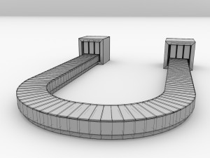 baggage carousel 3D Model
