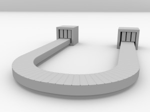 baggage carousel 3D Model