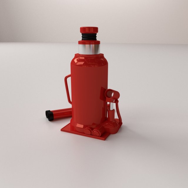 bottle jack Modelo 3D .c4d .max .obj .3ds .fbx .stl .blend 