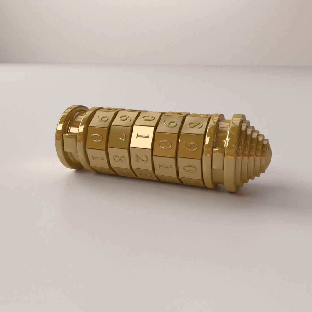 cryptex Model 3D .c4d .max .obj .3ds .fbx .stl .blend