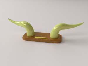 horn decor 3D Model